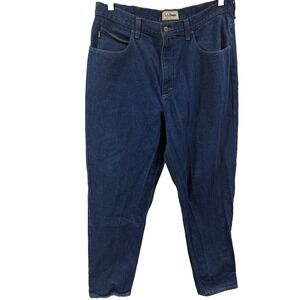 LL Bean Jeans Mens 36x34 Natural Fit Straight Leg Cotton